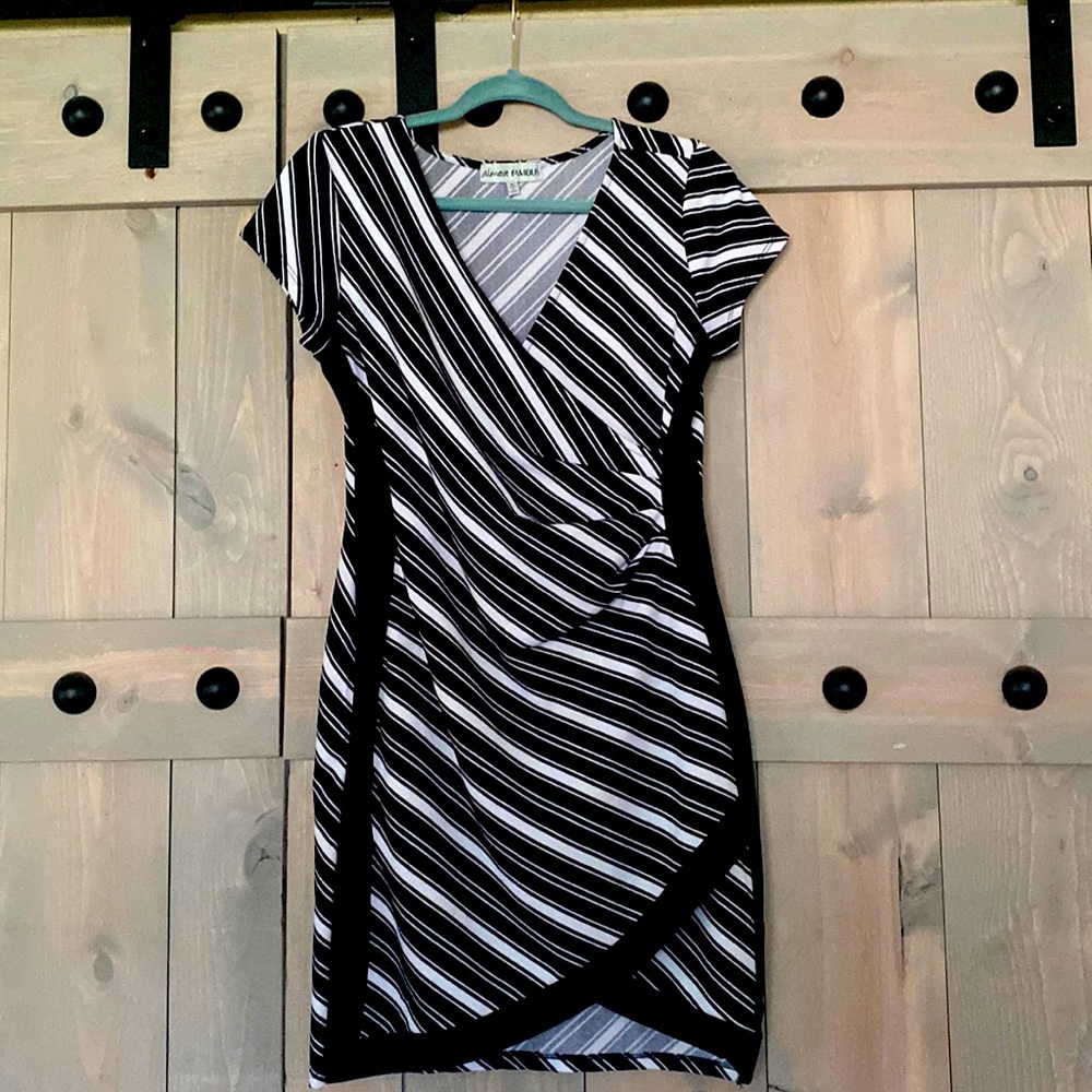 XL Almost Famous Stripe Dress